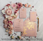 HOCHZEITS EINLADUNGEN Gold / Roségold / Silber / Glitzer Luxus Pergament Goldfolien Hochzeitskarten, elegante Blush-Pink Hochzeitskarten-Suite, Glamour Hochzeitskarten, goldenes Glanz Hochzeitskarten-Suite69