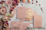 HOCHZEITS EINLADUNGEN Gold / Roségold / Silber / Glitzer Luxus Pergament Goldfolien Hochzeitskarten, elegante Blush-Pink Hochzeitskarten-Suite, Glamour Hochzeitskarten, goldenes Glanz Hochzeitskarten-Suite69
