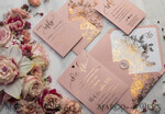 HOCHZEITS EINLADUNGEN Gold / Roségold / Silber / Glitzer Luxus Pergament Goldfolien Hochzeitskarten, elegante Blush-Pink Hochzeitskarten-Suite, Glamour Hochzeitskarten, goldenes Glanz Hochzeitskarten-Suite69