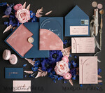 HOCHZEITS EINLADUNGEN Gold / Roségold / Silber / Glitzer Arch Gold Acryl Hochzeits Einladung Suite, Samt Pocket in Blush Pink und Navy Blue Hochzeits Einladungen, Glamour Hochzeits Einladungen8