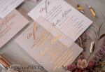HOCHZEITS EINLADUNGEN Gold / Roségold / Silber / Glitzer Glamour Goldener Glanz Hochzeitskarten, Romantische Blush-Pink Hochzeitskarte Suite, Luxuriöse Goldfolien-Hochzeitskarten, Elegante weiße Vellum-Einladungen.16