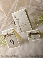 MENÜ & PROGRAMME  
 rustikal Rustikales Löwenzahn-Hochzeitsprogramm mit Bindfaden, Scheunenhochzeitsprogramm, ökologische romantische personalisierte Karten, einfaches rustikales Spitzenhochzeitsprogramm, elegantes Heft braune Hochzeitskarten7