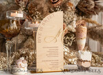 TISCHDEKORATIONSCHILDER   Holz Eco Rustikale Tischnummern Rustikales Holz-Halbkreis-Dessertmenü mit Ständer, Landhaus Holz Acryl gold Süßigkeitenbar-Schild, Natürliches Holz Gold Plexiglas Tischdessertmenü Hochzeits Tischdekoration, Hochzeitsschild Goldener Spiegel und Holz Süßigkeitenbar-Menü10