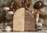 TISCHDEKORATIONSCHILDER   Holz Eco Rustikale Tischnummern Acrylbogen Dessertmenü, Elfenbein gefrorenes Acryl gold Candy Bar Schild, Gold Plexi Tisch Dessertmenü Kombi Luxus Hochzeits Tischdekoration, Hochzeitsbeschilderung Gold.15
