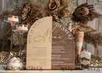 TISCHDEKORATIONSCHILDER   Holz Eco Rustikale Tischnummern Acrylbogen Dessertmenü, Elfenbein gefrorenes Acryl gold Candy Bar Schild, Gold Plexi Tisch Dessertmenü Kombi Luxus Hochzeits Tischdekoration, Hochzeitsbeschilderung Gold.15