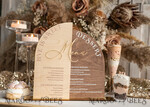 TISCHDEKORATIONSCHILDER   Holz Eco Rustikale Tischnummern Acrylbogen Dessertmenü, Elfenbein gefrorenes Acryl gold Candy Bar Schild, Gold Plexi Tisch Dessertmenü Kombi Luxus Hochzeits Tischdekoration, Hochzeitsbeschilderung Gold.15