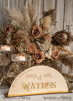 TISCHDEKORATIONSCHILDER   Holz Eco Rustikale Tischnummern Rustikales Holz- und Golden Top Tisch Mr Mrs-Schild mit Ständer, Land-Bauernhof-Tischschild, Holz- und Golden Top Tisch Mr Mrs-Schild, Land-Bauernhof-Hochzeitstisch-Dekoration Tischmittelstücke14