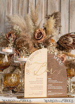 TISCHDEKORATIONSCHILDER   Holz Eco Rustikale Tischnummern Rustikales Holzbogen Bar Menü Combo, Holz & Plexiglas gold Getränkebar Menüzeichen mit Ständer, Holz Landhaus Holztisch Bar Menü & Cocktails Combo rustikale Hochzeits Tischdekoration, Hochzeitsbeschilderung Eco Getränkebar Menü14