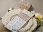 MENÜ & PROGRAMME  
 rustikal und Spitze Minimalistisches Braunes Hochzeitsmenü, Ästhetisches Schickes Spitzenempfangs-Dinner-Menü, Romantisches Menü Mit Jute-Schnur, Elegante Weiße Und Braune Handgemachte Hochzeitsmenü-Karten4