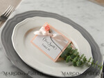 PLATZKARTEN / TISCHKARTEN  
 rustikal und Spitze Romantische rosa Schleifen-Hochzeitsplatzkarten, Blush-Rosa Namensschilder mit hellrosa Schleife, elegante Hochzeitsstationery, rustikale Empfangskarten, editierbarer Text6