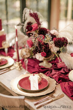 PLATZKARTEN / TISCHKARTEN  
 Luxus Premium Glitzer/ Gold/ Silber/ Roségold Romantische Goldfolie-Hochzeitsplatzkarten, weiße Hochzeits-Escortkarten mit maroonfarbenem Band, elegante Platzkarten, benutzerdefinierte Beschriftung Namensschilder, personalisierte Hochzeitsdekoration4
