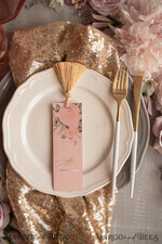 PLATZKARTEN / TISCHKARTEN  
 Luxus Premium Glitzer/ Gold/ Silber/ Roségold Elegante Hochzeits-Eskortkarte mit goldenem Quasten, Goldfolien-Druck mit Blumen, romantische Quasten-Hochzeitsplatzkarte, blushpinkfarbene Namenskarten, Platzkarte mit individuellem Text.4