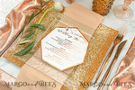 MENÜ & PROGRAMME  
 Glitzer/ Luxus Premium Kupfer Gold Folie Marmor Hochzeitsmenü, Luxuriöse Marmor Hochzeitsmenü Karten, Glamour Glitzer Hochzeitsmenü, Elegantes Geometrisches Menü, Maßgeschneiderte Kupfer Hochzeitsstationery4