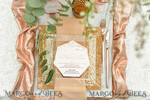 MENÜ & PROGRAMME  
 Glitzer/ Luxus Premium Kupfer Gold Folie Marmor Hochzeitsmenü, Luxuriöse Marmor Hochzeitsmenü Karten, Glamour Glitzer Hochzeitsmenü, Elegantes Geometrisches Menü, Maßgeschneiderte Kupfer Hochzeitsstationery4