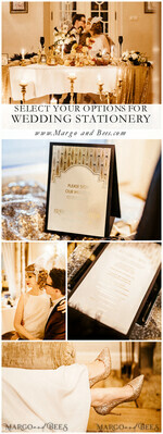 MENÜ & PROGRAMME  
 Glitzer/ Luxus Premium Luxuriöses Golden Shine Hochzeitsmenü, Glamour Goldfolie Hochzeitsmenükarte, Elegante weiße Hochzeitskarten, Maßgeschneidertes Great Gatsby Hochzeitsmenü, Art Deco Hochzeitsmenü, Gold Gatsby Hochzeitsbar-Menü, Roaring 20s Gatsby Party-Menü.2