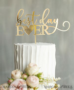 TORTENDEKORATION  
 Gold
 Topper, eleganter Tortentopper4