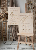 TISCHPLÄNE UND WILLKOMMENSCHILDER FÜR HOCHZEITEN rustikal rustikales Hochzeits-Tischplan, modernes Sitzplan aus Holz und Gold, 3D elegantes Finde deinen Platz - Sitzplan, Boho Hochzeits-Tischplan, Hochzeitsdekoration mit goldenen Buchstaben - goldenes Empfangsschild - individuelles Zeremonieschild14