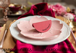 PLATZKARTEN / TISCHKARTEN  
 Romantisches Boho/ Botanisch/ Floral Maronen Hochzeitsplatzkarte, Geometrisches Rundes Namensschild, Elegante Tischdekoration, Marsala Platzkarten, Individuelle Textgestaltung Tischplatznamen, Minimalistische Burgunder Platzkarten6