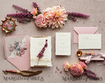 HOCHZEITS EINLADUNGEN moderne Kalligraphie / feine Kunst Feine Kunst Elfenbein Gold Hochzeitskarte, Echte Heide Blumen Hochzeitskarte, Französische Provence Einladungskollektion, Kranz Monogramm Hochzeitskarte Set, Zinnenrand Einladungen, Zerrissene Kante Hochzeitskarten gold, Feine Kunst Hochzeitskarten Set, Zinnenrand Papier18