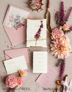 HOCHZEITS EINLADUNGEN moderne Kalligraphie / feine Kunst Feine Kunst Elfenbein Gold Hochzeitskarte, Echte Heide Blumen Hochzeitskarte, Französische Provence Einladungskollektion, Kranz Monogramm Hochzeitskarte Set, Zinnenrand Einladungen, Zerrissene Kante Hochzeitskarten gold, Feine Kunst Hochzeitskarten Set, Zinnenrand Papier18