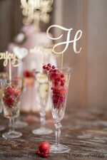 TORTENDEKORATION  
 Drink Toppers Hochzeitstortenfigur, Getränkeklabels6