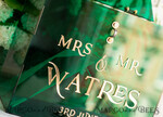 KARTONBOXEN  
 Acrylkartenbox Elegante smaragdgrüne Hochzeitsset Acryl-Kartenbox mit Schloss und Schild für Karten & Geschenke, personalisierte Hochzeitskartenbox, Acryl-Hochzeitskartenbox mit Deckel in Grün.41