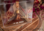 KARTONBOXEN  
 Acrylkartenbox Klarer Hochzeits-Wunschbrunnen Acryl Geldgeschenkkartenbox, Personalisierte Hochzeitskartenbox, Acrylkartenbox, Hochzeitskartenbox mit Deckel, Hochzeitsgeldbox, Hochzeitskartenbox, Hochzeitskartenhalter16