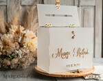 KARTONBOXEN  
 Acrylkartenbox Elegantes gefrorenes Hochzeitset aus Acryl, Kartenbox mit Schloss und Beschilderung für Karten und Geschenke, personalisierte Hochzeitskartenbox, transparente Kartenbox, Hochzeitskartenbox mit Deckel, Hochzeitsgeldbox, Hochzeitskartenhalter.18