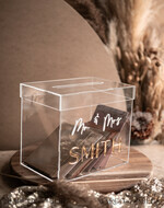 KARTONBOXEN  
 Acrylkartenbox Klarer Hochzeit-Wunschbrunnen Acryl Geldgeschenk-Kartenbox, Personalisierte Hochzeitskartenbox, Acrylkartenbox, Hochzeitskartenbox mit Deckel, Hochzeitsgeldbox, Hochzeitskartenbox, Hochzeitskartenhalter12