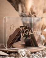 KARTONBOXEN  
 Acrylkartenbox Moderne klare Hochzeitswunschbrunnen-Acryl-Geldgeschenkkartenbox, personalisierte Hochzeitskartenbox, Acrylkartenbox, Hochzeitskartenbox mit Deckel, Hochzeitsgeldbox, Hochzeitskartenbox, Hochzeitskartenhalter.8