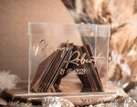 KARTONBOXEN  
 Acrylkartenbox Moderne klare Hochzeitswunschbrunnen-Acryl-Geldgeschenkkartenbox, personalisierte Hochzeitskartenbox, Acrylkartenbox, Hochzeitskartenbox mit Deckel, Hochzeitsgeldbox, Hochzeitskartenbox, Hochzeitskartenhalter.8