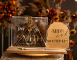 KARTONBOXEN  
 Acrylkartenbox Elegantes klares Hochzeitset Acrylkartenbox mit Schloss und Karten & Geschenken, personalisierte Hochzeitskartenbox, klare Kartenbox, Hochzeitskartenbox mit Deckel, Hochzeitsgeldbox, Hochzeitskartenhalter.16
