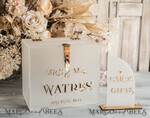 KARTONBOXEN  
 Acrylkartenbox Elegantes gefrorenes Hochzeitsset Acryl-Kartenbox mit Schloss und Karten & Geschenken, personalisierte Hochzeitskartenbox, klare Kartenbox, Hochzeitskartenbox mit Deckel, Hochzeitsgeldbox, Hochzeitskartenhalter17