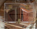 KARTONBOXEN  
 Acrylkartenbox Moderne klare Hochzeitswunschbox aus Acryl mit Schloss, personalisierte Hochzeitskartenbox, klare Kartenbox, Hochzeitskartenbox mit Deckel, Hochzeitsgeldbox, Hochzeitskartenhalter.12