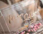 KARTONBOXEN  
 Acrylkartenbox Moderne klare Hochzeitswunschbrunnen Acryl Geldgeschenkkartenbox mit Regal für Blumen, personalisierte Hochzeitskartenbox, Acrylkartenbox, Hochzeitskartenbox mit Deckel, Hochzeitsgeldbox, Hochzeitskartenbox.10