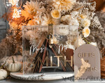 KARTONBOXEN  
 Acrylkartenbox Elegantes klares Hochzeits-Set, Acryl-Kartenbox mit Schloss und Karten & Geschenken, personalisierte Hochzeitskartenbox, klare Kartenbox, Hochzeitskartenbox mit Deckel, Hochzeitssparbuch, Hochzeitskartenhalter.29