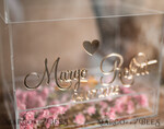KARTONBOXEN  
 Acrylkartenbox Elegante klare Hochzeits-Wunschbrunnen-Acryl-Geldgeschenkkartenbox mit Regal für Blumen, personalisierte Hochzeitskartenbox, Acrylkartenbox, Hochzeitskartenbox mit Deckel, Hochzeitsgeldbox, Hochzeitskartenbox.12