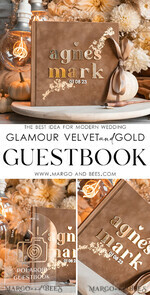 HOCHZEITS-GÄSTEBÜCHER Instax Sofortbildbuch Fall beige Gold Acryl Hochzeitsgäste Buch personalisiert, Tan Taupe Samt Sofortbildbuch Boho Elegant Instax Hochzeitsfoto Gästebuch, Erdtöne Acryl Instax Gästebuch Schild, Neutrales Samt Fotobuch.17