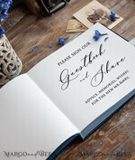 HOCHZEITS-GÄSTEBÜCHER Instax Sofortbildbuch Personalisierte blaue Hochzeitsgäste-Buch, Instant Hochzeitsfoto-Buch Instax • Samt Hochzeitsfoto-Gästebuch8