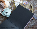 HOCHZEITS-GÄSTEBÜCHER Instax Sofortbildbuch Luxuriöses Blush-Pink Hochzeitsgäste Buch, Pink-Gold Samt Sofortbildbuch, Elegantes Samt Instax Hochzeitsfoto-Gästebuch mit schwarzen Seiten.6