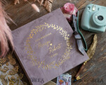 HOCHZEITS-GÄSTEBÜCHER Instax Sofortbildbuch Luxuriöses Blush-Pink Hochzeitsgäste Buch, Pink-Gold Samt Sofortbildbuch, Elegantes Samt Instax Hochzeitsfoto-Gästebuch mit schwarzen Seiten.6