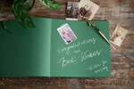 HOCHZEITS-GÄSTEBÜCHER Instax Sofortbildbuch Hochzeits-Gästebuch personalisiert, samtgraues Sofortbildbuch, elegantes, kundenspezifisches Instax-Hochzeitsfoto-Gästebuch.6