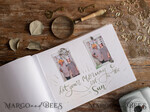 HOCHZEITS-GÄSTEBÜCHER Instax Sofortbildbuch Wald Personalisierte Hochzeitsgäste Buch, Holz Sofortbildbuch Boho Rustikales Instax Hochzeitsfoto Gästebuch9