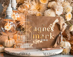 HOCHZEITS-GÄSTEBÜCHER Instax Sofortbildbuch Herbst beige Gold Acryl Hochzeitsgästebuch personalisiert und Acrylschild-Set, Tan Taupe Samt Sofortbildbuch Boho Elegant Instax Hochzeitsfotogästebuch, Erdtönige Acryl Instax Gästebuchschild, Neutraler Samt Fotobuch.28