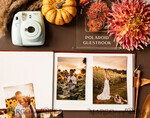 HOCHZEITS-GÄSTEBÜCHER Instax Sofortbildbuch Fall Terracotta Gold Acryl Hochzeitsgästebuch personalisiert und Signaturset, Velvet Rust Sofortbildbuch Boho Elegant Instax Hochzeitsfoto Gästebuch14