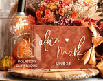 HOCHZEITS-GÄSTEBÜCHER Instax Sofortbildbuch Fall Terracotta Gold Acryl Hochzeitsgästebuch personalisiert und Signaturset, Velvet Rust Sofortbildbuch Boho Elegant Instax Hochzeitsfoto Gästebuch14