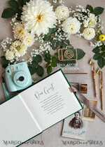HOCHZEITS-GÄSTEBÜCHER Instax Sofortbildbuch Smaragdgrünes Gold-Acryl-Hochzeitsgastbuch personalisiert und mit Unterschrift-Set, Samtgrün Garten Grün Instant-Fotobuch Boho Elegantes Instax-Hochzeitsfoto-Gästebuch14