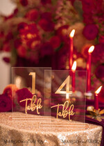 TISCHDEKORATIONSCHILDER   Acryl Tischdekoration Zahlen Acryl Tischnummern, klare Acryl- und Goldschilder, goldene Plexi Tischnummern, luxuriöse Hochzeits Tischdekoration, Hochzeitsbeschilderung goldene Spiegel Tischnummern8