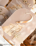 TISCHDEKORATIONSCHILDER   Acryl Tischdekoration Zahlen Acrylbogen Cappuccino Bar Menü, Klare Acryl- und Gold-Bar-Menü, Nude Taupe Gold Plexi Getränkebar-Menü, Tan Luxus Hochzeits-Getränkebar Tischdekoration, Erdige Hochzeitsbeschilderung Goldener Spiegel Bar Menü45