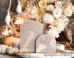 TISCHDEKORATIONSCHILDER   Acryl Tischdekoration Zahlen Acrylbogen Cappuccino Bar Menü, Klare Acryl- und Gold-Bar-Menü, Nude Taupe Gold Plexi Getränkebar-Menü, Tan Luxus Hochzeits-Getränkebar Tischdekoration, Erdige Hochzeitsbeschilderung Goldener Spiegel Bar Menü45